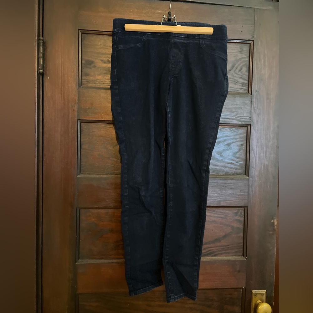 Old Navy super skinny mid-rise jeans.